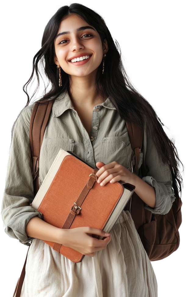 Female student feeling supported while traveling to Australia