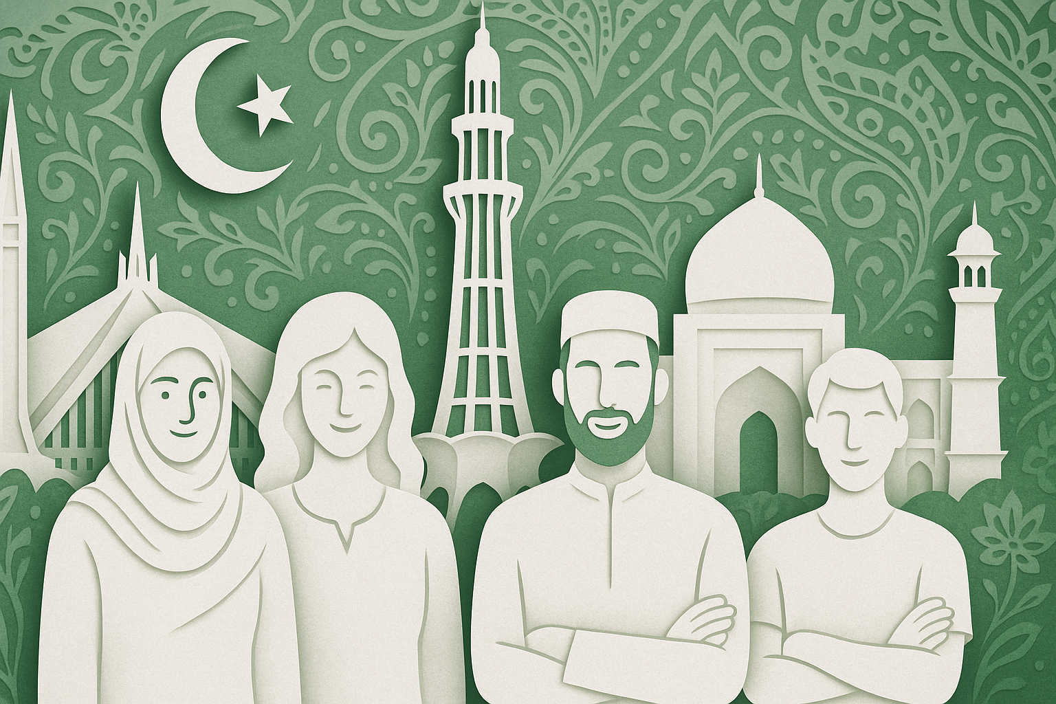 Diverse students smiling together